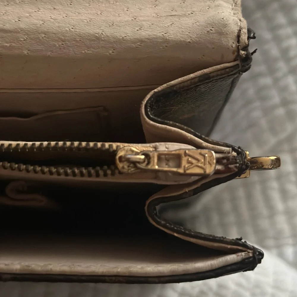 Louis Vuitton Brown Monogram Briefcase with Vachetta Leather